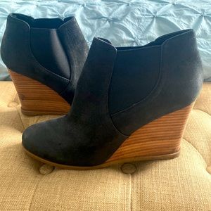 Audrey Brooke Wedge Booties